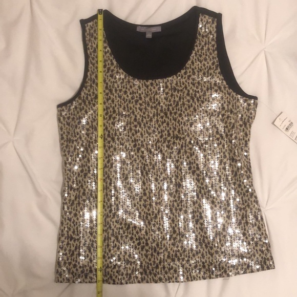 NWT Sequin Cheetah Print Tank - Picture 7 of 8